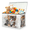 Color 2, variant on Jiaoprinted Maple Leaf Star Large Toy Storage Box with Lid and Divider, Thanksgiving Foldable Toy Storage Organizer, Stackable Storage Container Home Organization, 85L