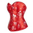 thumbnail image 2 of Grebrafan Corset Christmas Women Plus Size Cosplay Bustier Red 5XL, 2 of 5