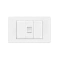 thumbnail image 1 of White Italy Chile Outlet with USB Smart Type-c Fast Charging,Dual USB Wall Socket Chile Plugs Plastic Panel Light Switch Sat TV, 1 of 5