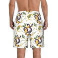 thumbnail image 3 of Naloa Snake And Moon Men's Beach Shorts, Surfing shorts, Swim trunks, Quick Dry Swim Trunks for Surfing Beach Fun - Medium, 3 of 9