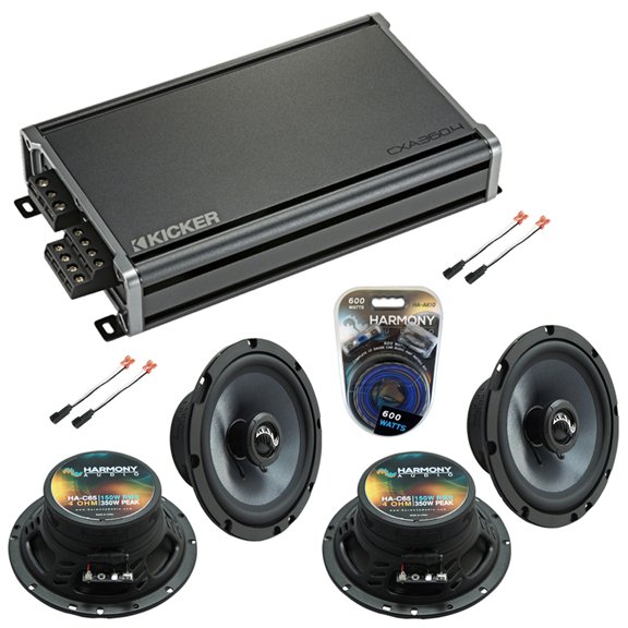 Fits Chevy Corvette 1997-2004 Factory Speakers Upgrade Harmony (2) C65 & CXA3604