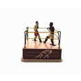 thumbnail image 2 of Vintage Wind Up Boxeo Lucha Libre Mecanismo de relojería Regalo coleccionable Juguete de hojalata Juguete de boxeo Viento Tema nostálgico Decoración personalizada, 2 of 4