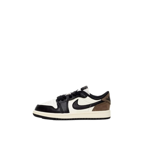 Nike Jordan 1 Retro Low OG Sail/Black-Dark Mocha FQ5436-102 Pre-School Size 1.5