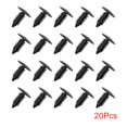 thumbnail image 1 of 20/50 Uds Auto sujetador ajuste 8mm agujero Nylon coche Clips Fender parachoques escudo retenedor plástico remache para GM Ford Chrysler automóvil Tan Jianjun  unisex, 1 of 2