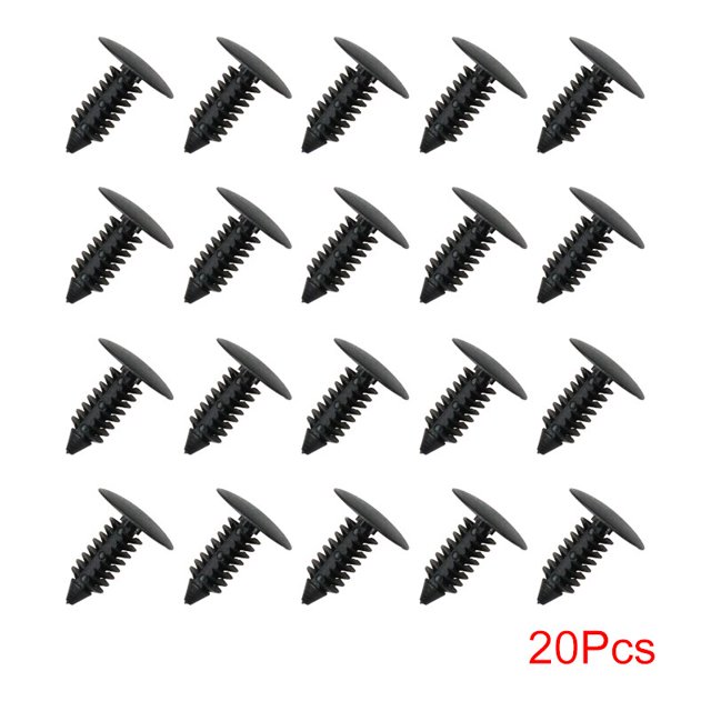 20/50 Uds Auto sujetador ajuste 8mm agujero Nylon coche Clips Fender parachoques escudo retenedor plástico remache para GM Ford Chrysler automóvil Tan Jianjun unisex