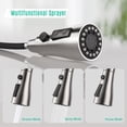 thumbnail image 5 of Kitchen Faucet with Pull-Down Spray high arc Single Handle Commercial Stainless Steel Brushed Nickel Kitchen Sink Faucet with Deck Suitable for bar Laundry RV Farmhouse (Brushed Nickel), 5 of 7
