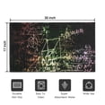 thumbnail image 5 of Math Equations Glowing Formulas Black Pattern Door Rugs,Washable Non Slip Door Mats Indoor,Decorative Door Mats,Entry Mat Indoor for Entrance,Bedroom,Kitchen,Bathroom,17"x30", 5 of 6