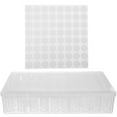 thumbnail image 3 of FUEENIRVA Clear Plastic Seed Organizer Box with Stickers, Multi-Use Storage Container for Food, Craft Supplies, and Small Items, 3 of 8