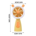 thumbnail image 3 of HOZVOMI Handheld Mini Fan, Portable USB Rechargeable Fan, Lightweight Fan for Outdoor Travel Hiking Camping Commuting, 3 of 7