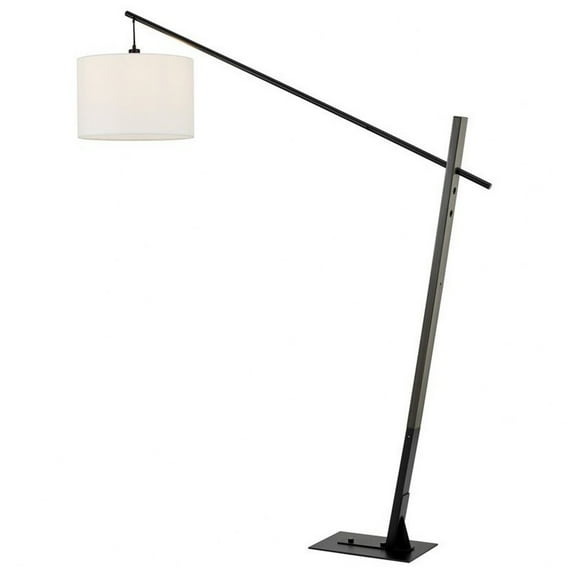 Lite Source Ls-83595 Stockton 83" Tall Boom Arm Floor Lamp - Grey