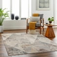 thumbnail image 6 of Hauteloom Birdy Living Room, Bedroom Area Rug - Contemporary - Beachhouse, Taupe, Nutmeg - 3'11" x 5'10", 6 of 8
