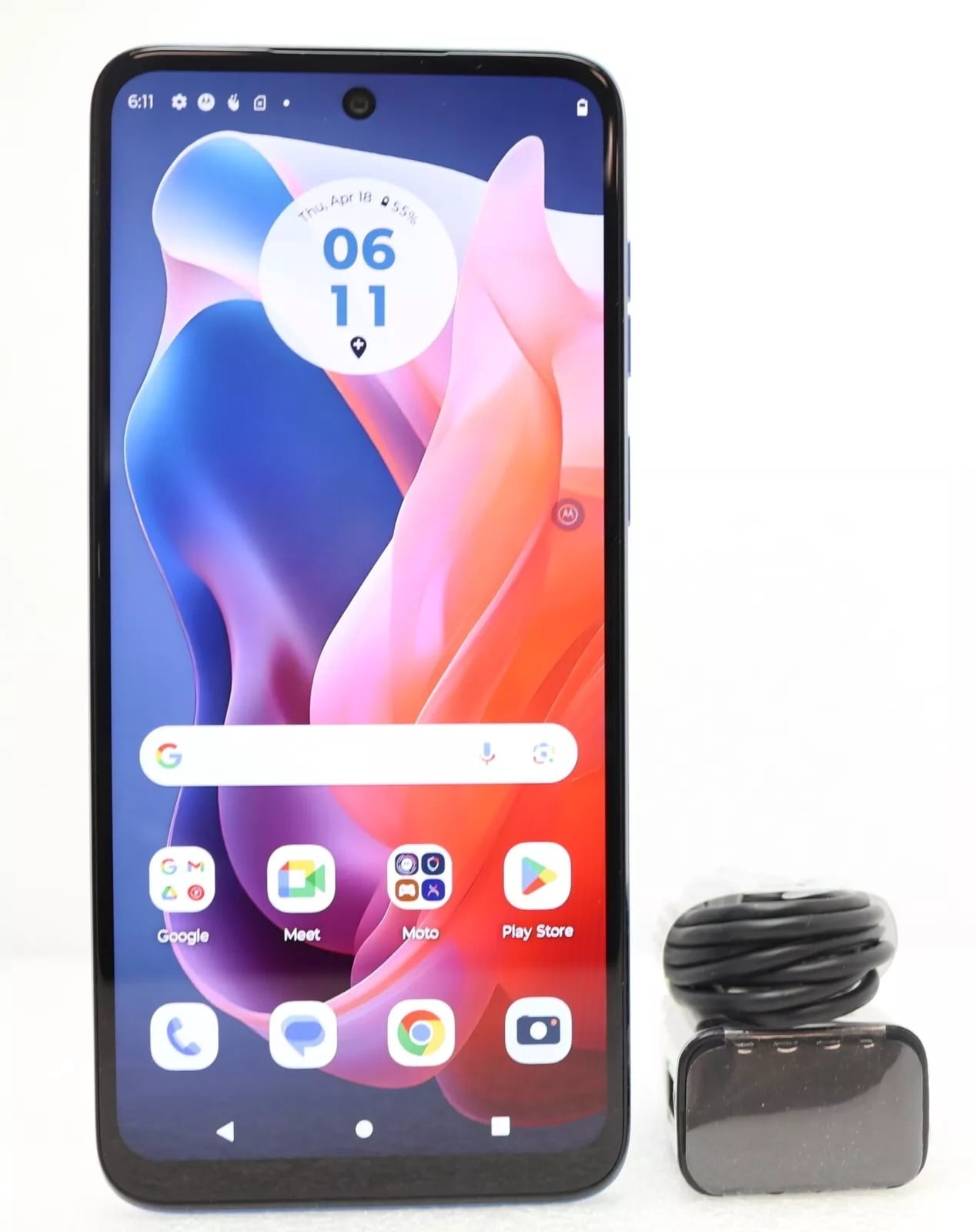 Motorola Moto G Play 2024 (64GB,4GB RAM) 6.5” Display |50MP Camera | 4G LTE | GSM Unlocked International Version | Sapphire Blue (XT2413-2) | A++++++++++