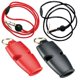 thumbnail image 2 of Silbato Fox 40 Micro Paquete de 2 Negro con Cordones, 2 of 4