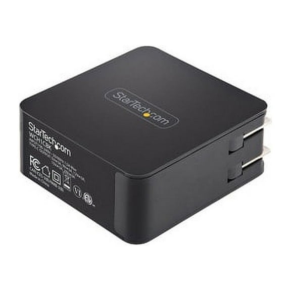 Startech.Com Usb C Laptop Wall Charger 60w Pd W/cable (WCH1CBK)