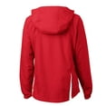 thumbnail image 5 of SPORT-TEK Womens Colorblock Hooded Raglan Jacket X-Large True Red  White, 5 of 5