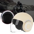 thumbnail image 4 of Mujer Motor eléctrico bicicleta cara abierta medio casco de motocicleta Anti-UV antideslumbrante bicicleta Scooter ATV UTV accesorios para parabrisas, 4 of 9