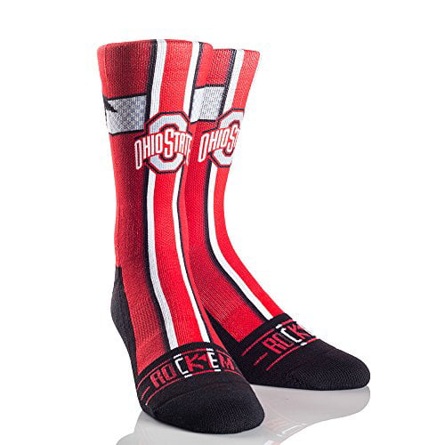 Rock Em Apparel The Ohio State University Buckeyes Custom Athletic Crew Socks