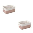 thumbnail image 3 of kurtrusly Convenient And Stylish Linen Storage Basket For Home Furnishings There Is A Large Capacity Inside To Store White Mix Powder 31*21*13 2Set, 3 of 6