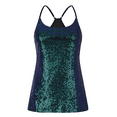 thumbnail image 5 of PrettyGuide Women's All Over Sequin Top Shimmer Strappy Camisole Sparkly Tank Tops Party Shirts, 5 of 7