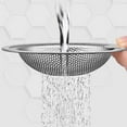 thumbnail image 4 of Stainless Steel General Purpose Kitchen and Bath Drain Filter Strainer Mesh 10cm Round Shower Hair Catcher, 4 of 7