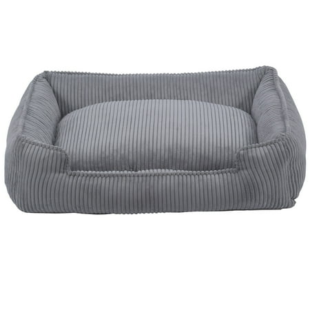 Jax And Bones Corduroy Lounge Dog Bed Dove Grey Small 24x18x7 Quot Jax And Bones Corduroy Lounge Dog Bed Dove Grey Small 24x18x7