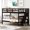 Espresso, variant on [US IN STOCK] Stairway Full-Over-Full Bunk Bed with Storage and Guard Rail for Bedroom, Dorm, Espresso (OLD SKU:LP000110AAP)