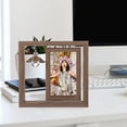 thumbnail image 4 of Double Sided Rotating Wood Picture Frame Rotating Wood Photo Frame Home Decor with Lamp, 4 of 8