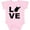 AD-Pink, variant on Love West Virginia Boys or Girls Baby Bodysuit