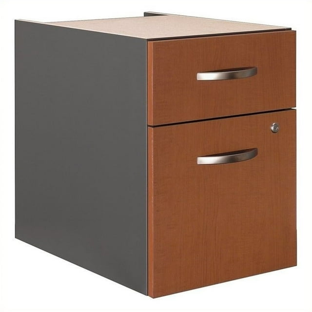 Série C Érable 2 Tiroirs Socle (Assemblé) - Bois d'Ingénierie