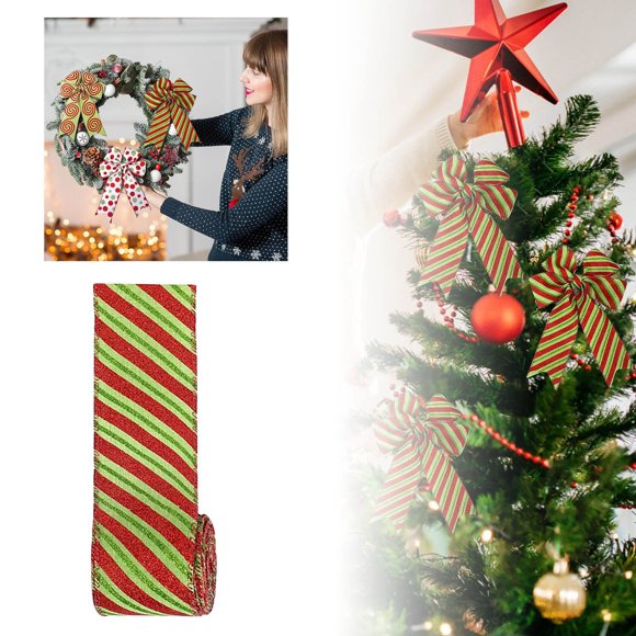 TIELUTT Christmas Silk Ribbon 6.3cm Polka Dot Swirl Fabric Ribbon Party Decorations Theme Birthday Puppy Party Decorations for Girls Party Flags 3x5 Party Dress for Women Elegant Event Wristbands 500