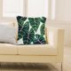 thumbnail image 4 of Daboolka Funda de almohada de lino con diseño de planta de bosque tropical, funda de cojín para decoración de coche, boda, coche (J#), 4 of 7
