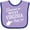 Lavender and Purple, variant on Inktastic Someone in West Virginia Loves Me Boys or Girls Baby Bib