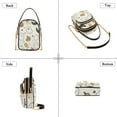 thumbnail image 3 of FORMRS Crossbody Bag for Women Quilted Travel Shoulder Cell Phone Purse with Chain Strap Handbag, Halloween Happy Ghosts, 3 of 7