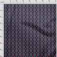 thumbnail image 3 of oneOone Tissu Popeline de Coton Diamant & Tourbillon Ikat Tissu Imprimé 1 Yard 42 Inch Wide, 3 of 4