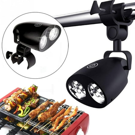 

Waterproof Outdoor BBQ Grill Light 10LED Tent Lamp Barbecue Handle Mount Clip