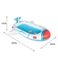 thumbnail image 4 of SUNYOK Children's Outdoor Water Spray Mat, Inflatable Spray Pool, PVC Play Pool, Aircraft Shape, Blue, 4 of 4