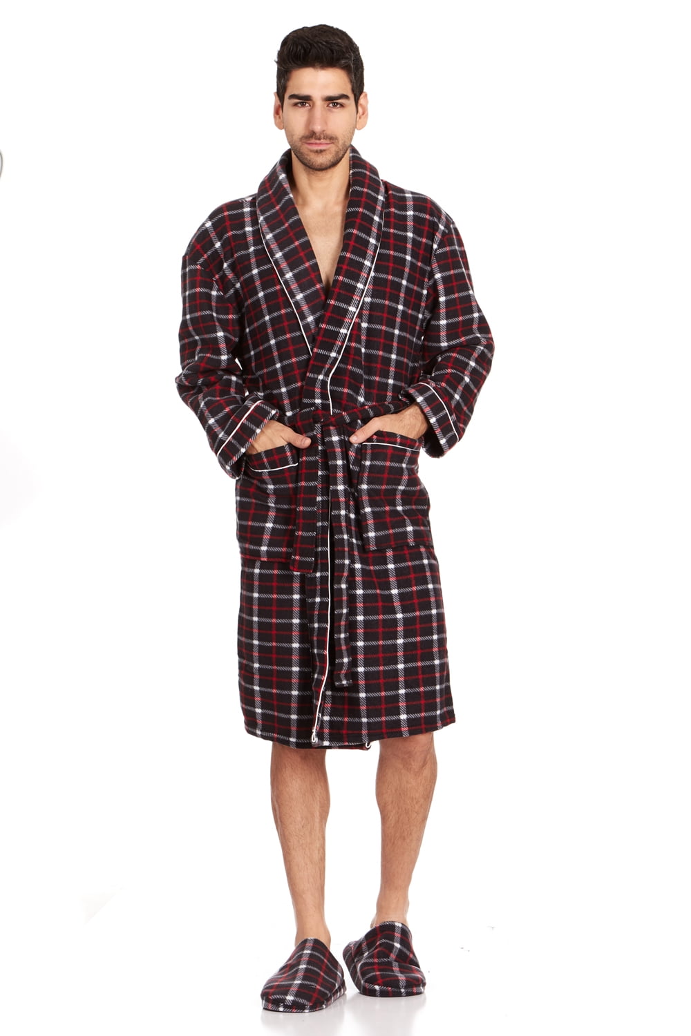 robe and slippers