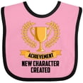 thumbnail image 3 of Inktastic Achievement Unlocked New Character Created Boys or Girls Baby Bib, 3 of 4
