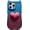 Blue Wine Red, variant on for iPhone 15 Case 6.1" for Women Cute 3D Love Heart Kawaii Cat Ear Gradient Color Soft Silicone Shockproof Protective Arc Edge Bumper Aesthetic Phone Cover (Purple Gray)