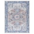 thumbnail image 6 of Lochas Vintage Accent Rugs Distressed Print Area Rug Low Pile Carpet for Living Room Bedroom Home Decor,Blue,4'x6', 6 of 6