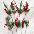 thumbnail image 3 of Accesorios para ramos navideños, copos de nieve, cuerda de cáñamo, ramo de frutos rojos, guirnalda DIY, 3 of 6