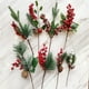 thumbnail image 5 of Accesorios para ramos navideños, copos de nieve, cuerda de cáñamo, ramo de frutos rojos, guirnalda DIY, 5 of 6