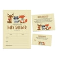 thumbnail image 1 of Inkdotpot Set Of 30Jungle Animals Baby Shower Invitations-Diaper Raffle Tickets And Baby Shower Book Request Cards Gender Neutral Invites Its A Boy Its A Girl, 1 of 1