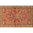 thumbnail image 1 of Ahgly Company Machine Washable Indoor Rectangle Traditional Lava Red Area Rugs, 2' x 3', 1 of 7