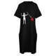 thumbnail image 5 of Vestido vendaje con bolsillo suelto para mujer Vestido largo de ceremonia con bandera pirata Barbanegra, 5 of 7