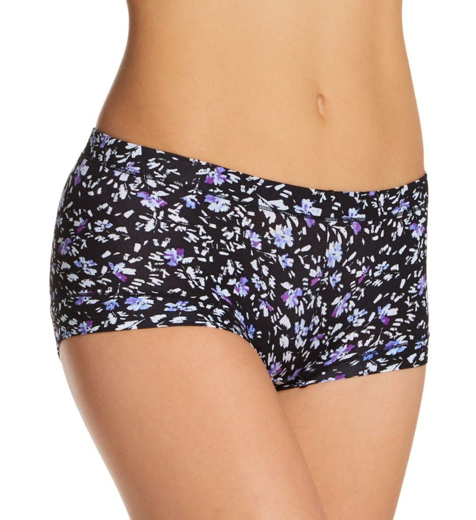 Women's Maidenform 40774 Dream Microfiber Boyshort Panty (Mixed Floral