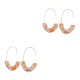 thumbnail image 3 of Aretes de estilo simple Sonducket en forma de U con estampado de leopardo para la oreja, 3 of 6