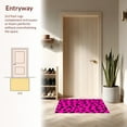 thumbnail image 3 of ODIKA 6'x9' Machine Washable Non-Slip Area Rug, Bubblegum Leopard Funky Spot Arrangement High Traffic Rug, Pink, 331486, 3 of 5