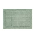 thumbnail image 5 of Mainstays 15-Piece Green Checkered Bathroom Set – Shower Curtain, Bath Rugs & Hooks, Easy Care, 5 of 13