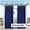 Navy, variant on Pro Space Outdoor Curtains Tab Top (4"Long) Window Curtain 1 Panel